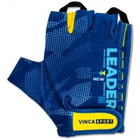 Перчатки велосипедные VINCA SPORT VG912 Leader Blue