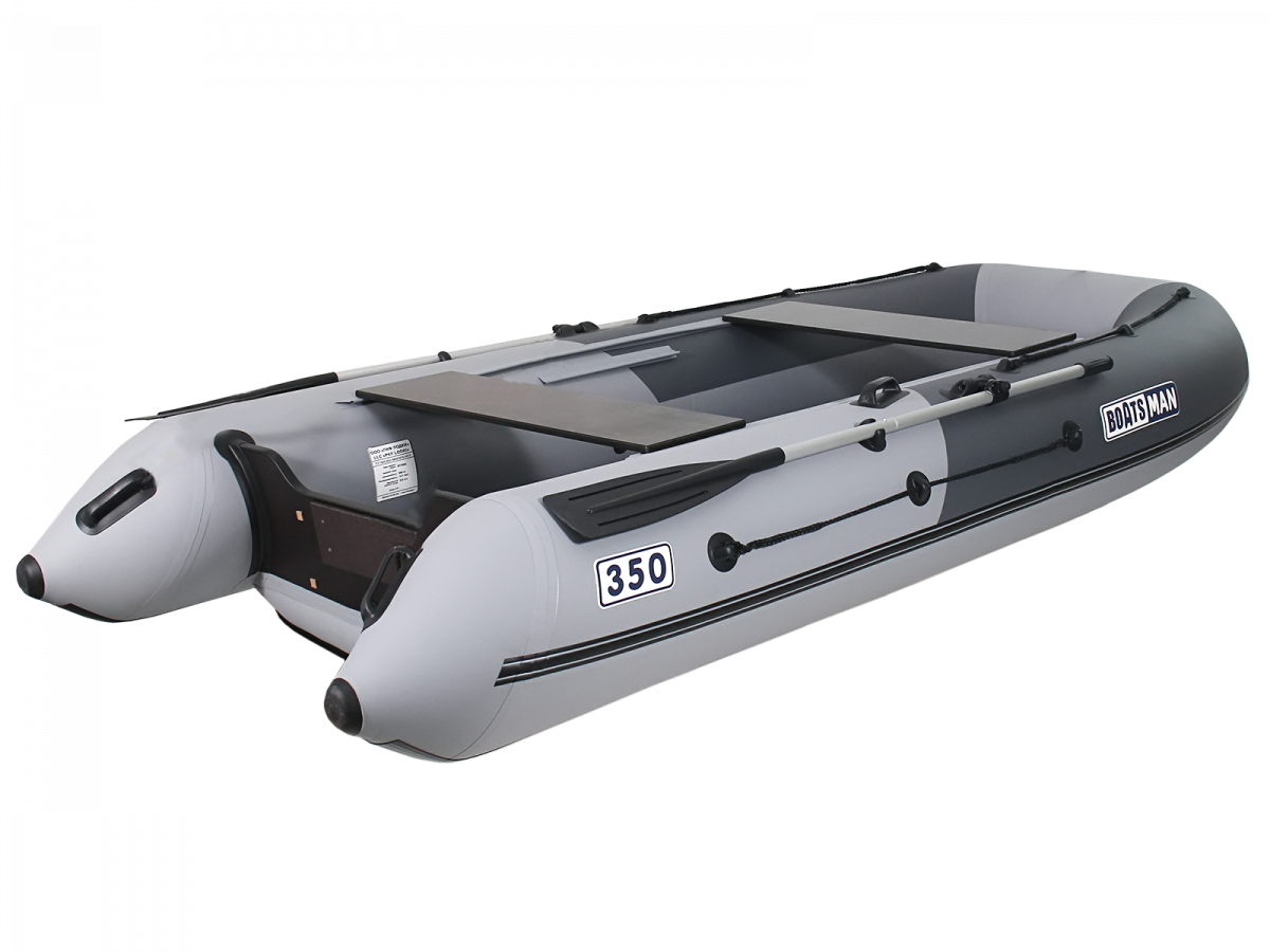 Надувная лодка BOATSMAN BT350A цвет серо-графитовый