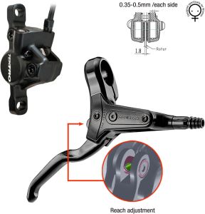 Тормоз дисковый гидравлический TEKTRO HD-M276-F-160-IS, передний