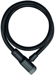 Велозамок ABUS Racer 6412K/85 см, трос 12 мм, черный
