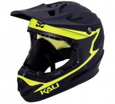 Шлем Full Face DOWNHILL/BMX ZOKA Mat Blk/Fluo Ylw 6отв. KALI