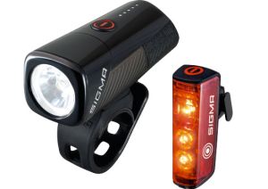 Комплект фара SIGMA Buster 400 + фонарь Blaze Flash