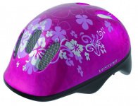 Шлем .детский/подростк. с сеточкой 6отв. 52-56см FLOWER/розовый VENTURA