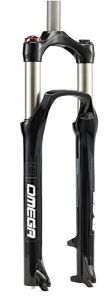 Амортизационная вилка RST Omega T, 26"х28.6, 100мм, DISC, черная