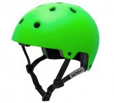 Шлем BMX/FREESTYLE MAHA Mat Hi Viz Grn 10отв. KALI