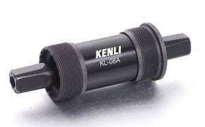 Каретка-картридж KENLI KL-08A, промподшипники, чашки стальные, SQR, 68 мм, 126 мм (KL08A68126)