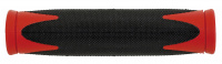 Грипсы VELO 5-410361 на руль резиновые 2-х комп эргоном 130мм черно-красные