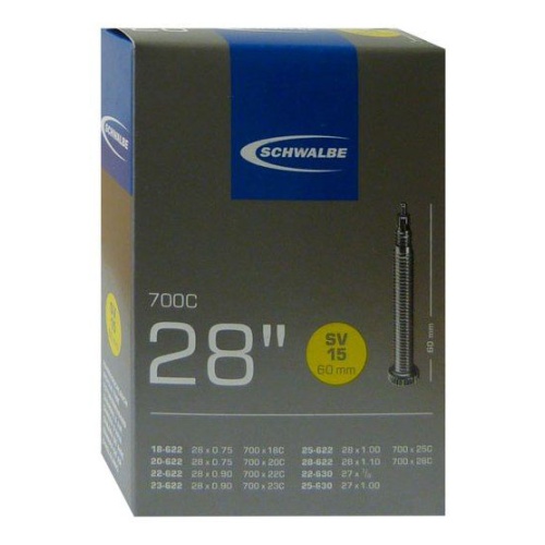 Камера. 28"/700 спорт SV15 (18//630) IB 60mm. SCHWALBE