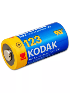 Батарейка литиевая KODAK CR123A 3В