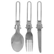 Набор туристический (нож, вилка, ложка), складные 4280848