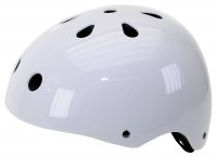 Шлем универс/ВМХ/FREESTYLE 11отв. суперпрочн. 54-58см лакир. белый VENTURA