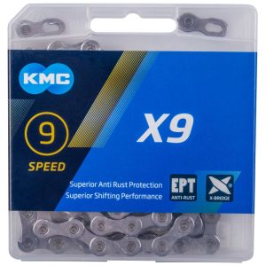 Цепь KMC EPT EcoProTeQ 9 ск., 114 зв., с замком, с антикор. покр.