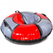 Тюбинг Ватрушка ПВХ Gray/Red v2 (П-80.003)