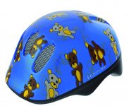 Шлем .детский/подростк. с сеточкой 6отв. 48-52см TEDDY/голубой VENTURA