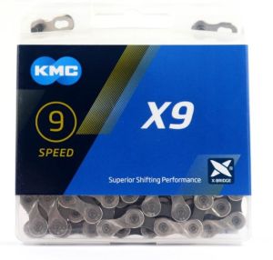 Цепь KMC X9 9ск., 116 зв., с замком