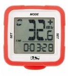 Велокомпьютер M-WAVE 14ф-ций беспровод. цифр. темпер. силикон. сменный корпус красный 5-244712