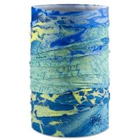 Бандана BUFF Coolnet UV+ Real Tree Wav3 Blue Yellow