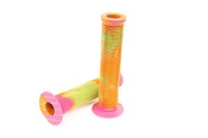 Грипсы COLONY BMX Much Room Grips оранжево-желто-розовый Грипсы COLONY BMX Much Room Grips оранжево-желто-розовый