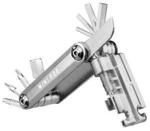 Мультитул TOPEAK MINI P20, серебристый, TT2582S
