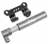 Насос M-WAVE алюм. фрезер. мини 65г 120мм до 6 бар/85PSI универс. гол-ка серебр.