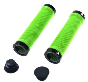 Грипсы TRIX GRTX-201 с фиксаторами, зеленые Грипсы TRIX GRTX-201 с фиксаторами, зеленые