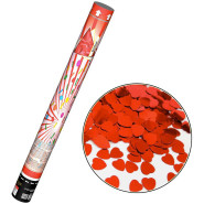 Пневмохлопушка MAXSEM Сердца / Hearts, 60 см, CM060