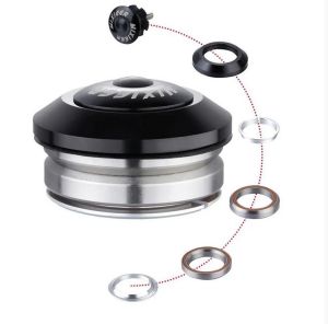 Рулевая колонка MIXIEER, 1-1/8-1.5, безрезьбовая, интегрированная, IS 41.8 / 28.6  IS 41.8/30, под