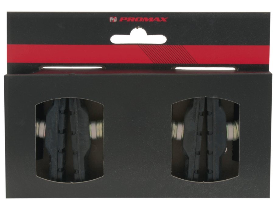 Тормозные колодки Promax ободные с крепежом ассиметричные 2-е пары (4шт) 70мм на блистере 5-361766