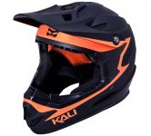 Шлем Full Face DOWNHILL/BMX ZOKA Mat Blk/Org 6отв. KALI