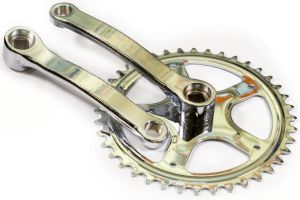 Система TRIX, 1ск., 1/2х1/8, 40T, сталь, шатуны 140мм, резьба 9/16, под квадрат, хром