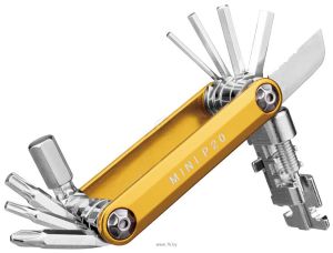 Мультитул TOPEAK MINI P20, золотистый, TT2582GD