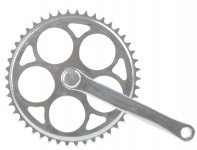 Система пер. 1скор. сталь 1/2х1/8 46зуб. шатун 170мм серебр