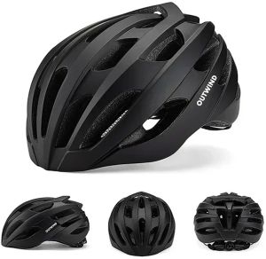 Шлем велосипедный OUTWIND Vapor, с фонариком