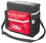 Сумка на руль черно-красная UTRECHT TRAVEL M-WAVE