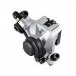 Калипер механический SHIMANO BR-M375 серебро, post mount. EBRM375MPRS