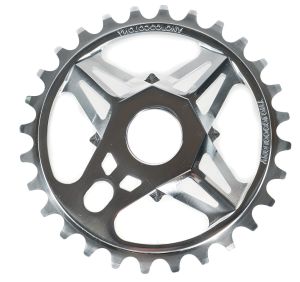 Звезда BMX 03-002528 CC Sprocket - Chris Courtenay design 28T 6061T6 I22-728D серебр. COLONY