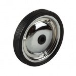 Колеса запасные балансирные (пара, без крепежа) металлические 128мм хромир.