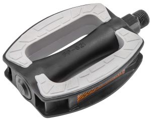 Педали FP-821 ось 9/16 пластиковые черно-серые