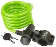 Замок велосипедный противоугонный S 10.18 зеленый M-WAVE