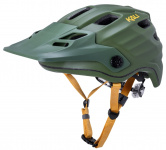 Шлем ENDURO/MTB MAYA2.0 12отв. Mat Khk/Ylw L/XL 60-63см. зеленый/хаки, LDL, CF+. KALI