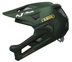 Шлем детский ABUS YouDrop, размер S (48-55 см), Fullface, зеленый 