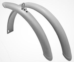 Комплект крыльев, полноразмерные, 26", пластик/сталь, Silver (УТ00024576)