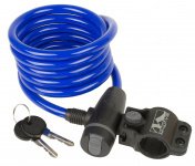 Замок велосипедный противоугонный S 10.18 синий M-WAVE