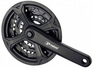 Комплект шатунов PROWHEEL ALU-TC-CQ02, 42x32x22T, 170 мм