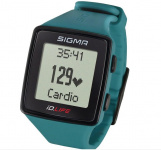 Часы спортивные SIGMA SPORT iD.LIFE: пульсометр с зонами эффективности. Бирюзовый