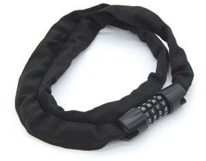 Замок велосипедный кодовый AUTHOR ACHL-40, 4х900мм, черный