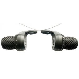 Шифтеры велосипедные VINCA SPORT индексные на 18-3х6 скоростей c комплектующими