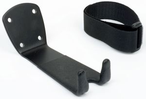 Держатель вело 8-10003230 настенный, крепление за педаль,  с антицарап. покрытием, сталь, со стяжкой