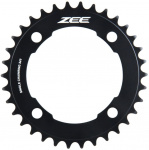 Звезда передняя Shimano Zee для FC-M640 34T черная Y1NG34000