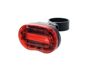 Фара задняя, JY-006AT, 5 диодов, 2 режима, AAA*2 шт (в комплекте), 25,4-31,8 мм, JING YI, RNVJY006AT